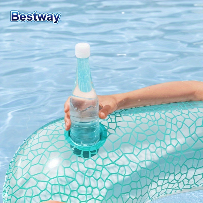 Bestway 1pc Inflatable Pool Float Lounge Chair, Multi-Purpose Pool Hammock, Inflatable Water Recliner For Beach, Swimming Pool, Party Decoration (No Pump)