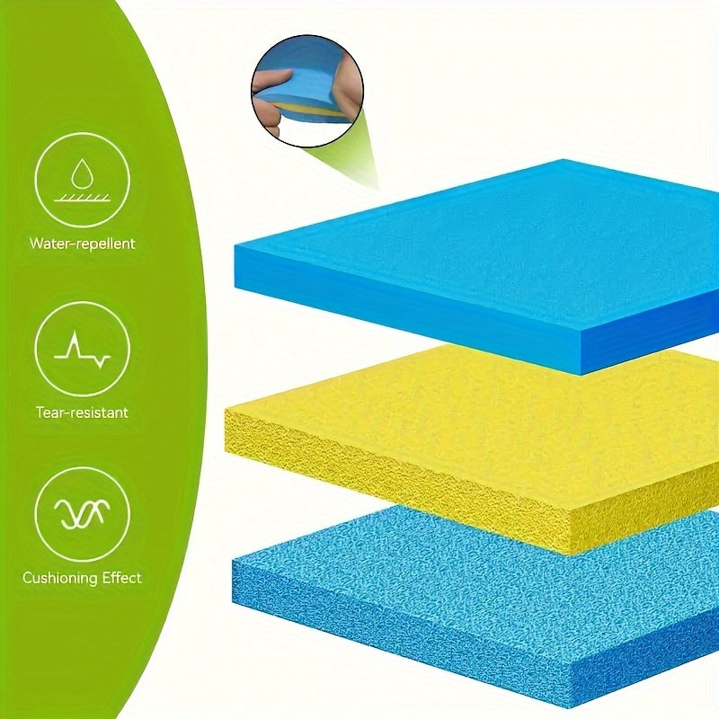 Durable PE Water Floating Mat - Perfect for Pool Parties & Water Parks, Uncharged, Ages 14+