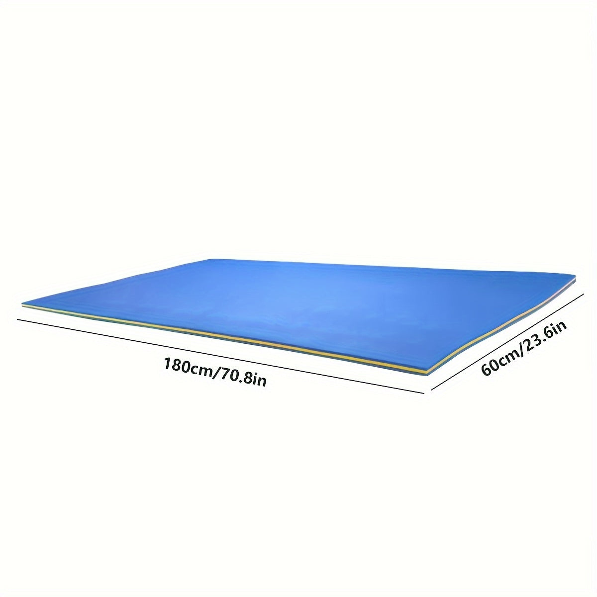 Durable PE Water Floating Mat - Perfect for Pool Parties & Water Parks, Uncharged, Ages 14+