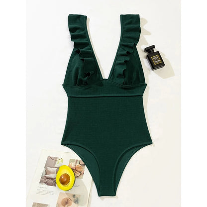 Push Up Cut Out One-piece Swimsuit