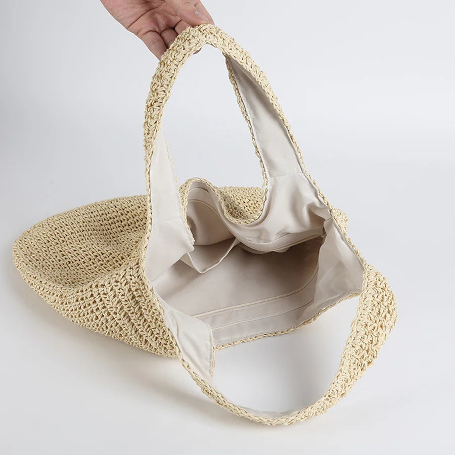 Fashion Straw Shoulder Bag