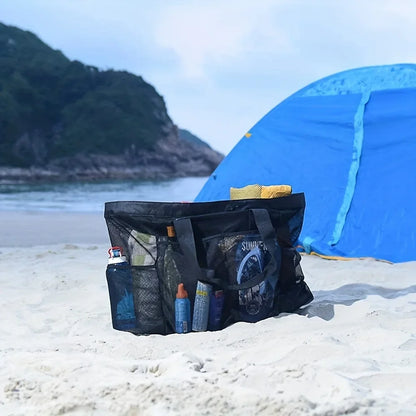 1pc Extra Large Mesh Beach Bag