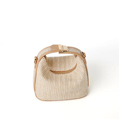 Yogodlns Summer Small Straw Handbag