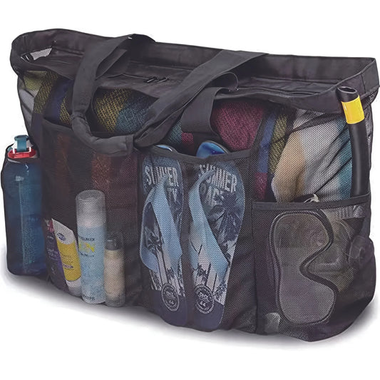 1pc Extra Large Mesh Beach Bag