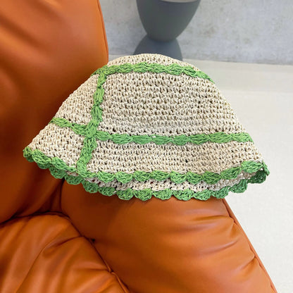 Lattice Handmade Crochet Bucket Hat