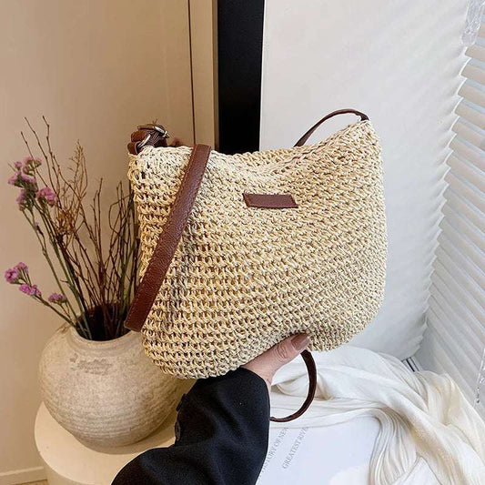 Bohemian Straw Beach Bags
